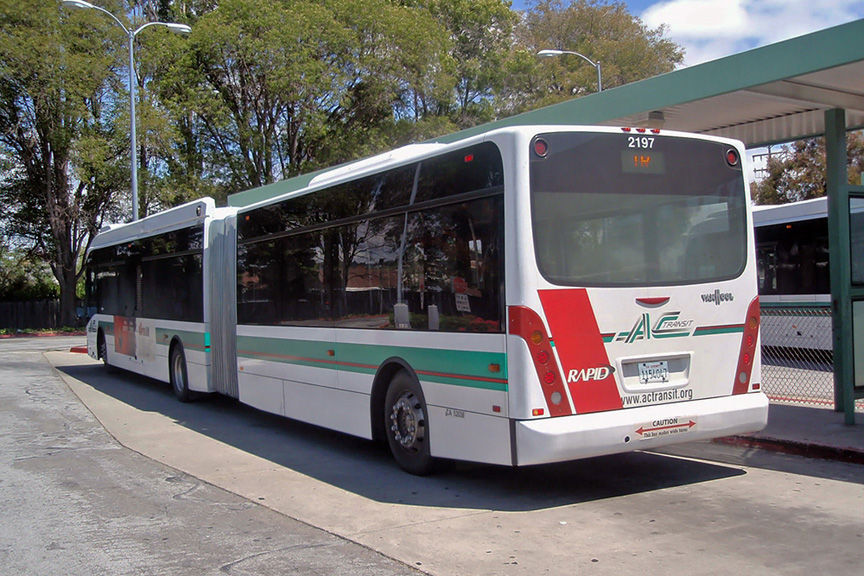 AC Transit bus number 2197