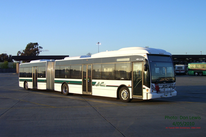 AC Transit bus number 2196