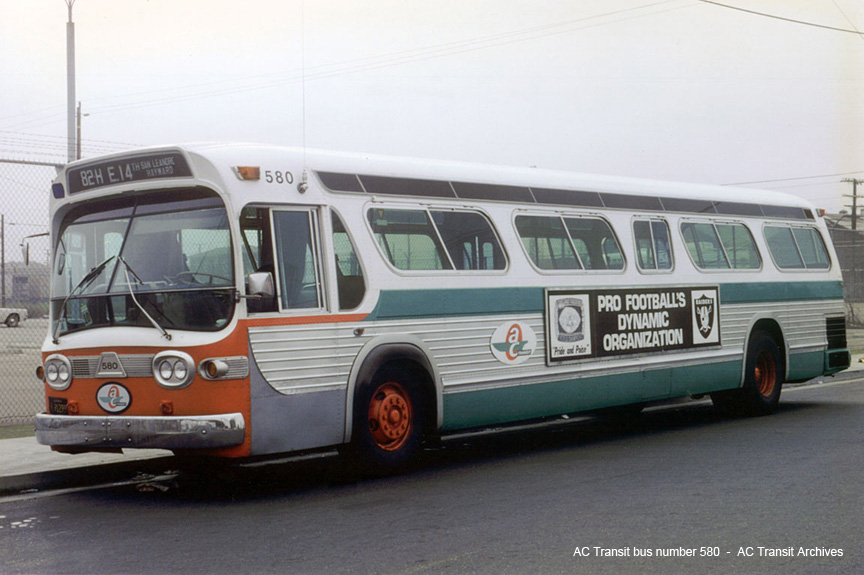 AC Transit bus 580