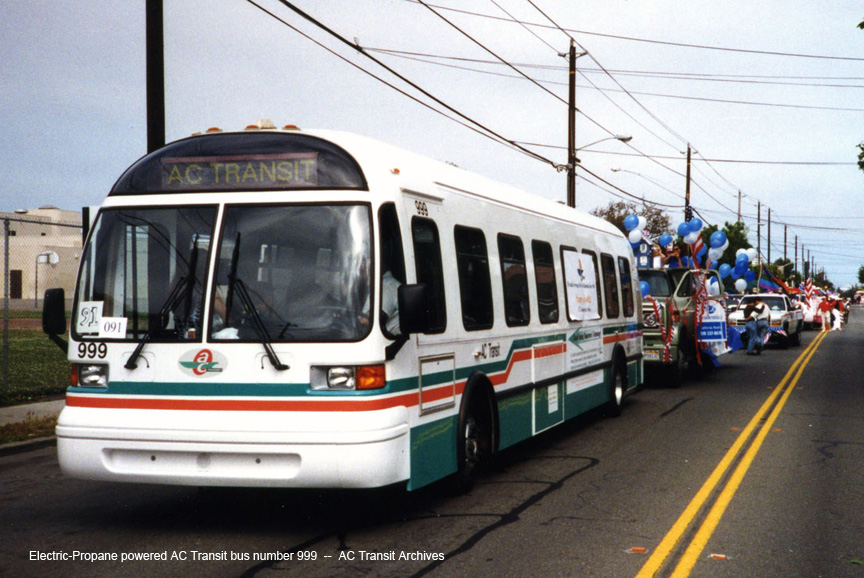 AC Transit 999 was a futuristic hybrid electric bus