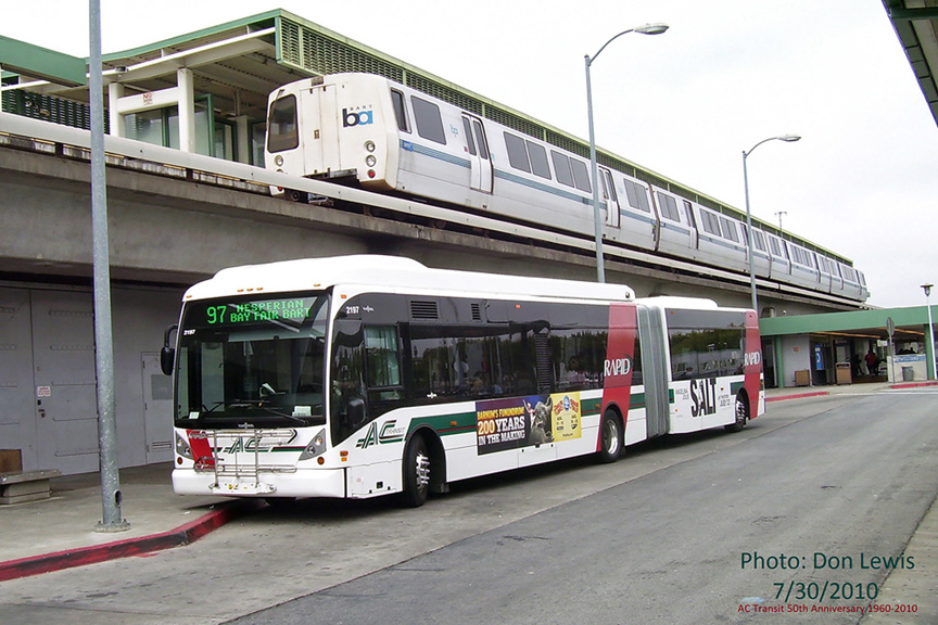 AC Transit bus number 2197